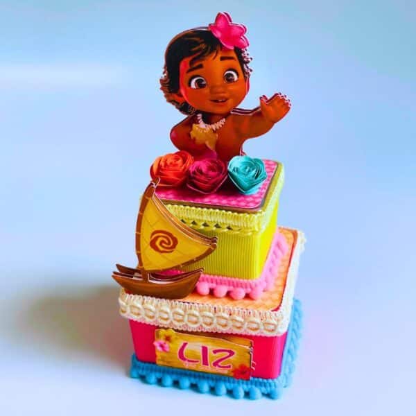 Caixa Acrílica Dupla luxo Moana