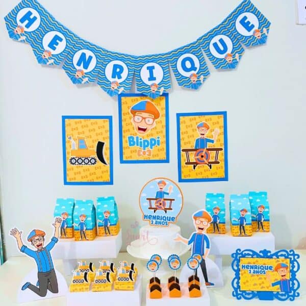 Kit Festa Blippi Só um Bolinho