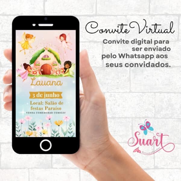 Convite Virtual Fadinhas