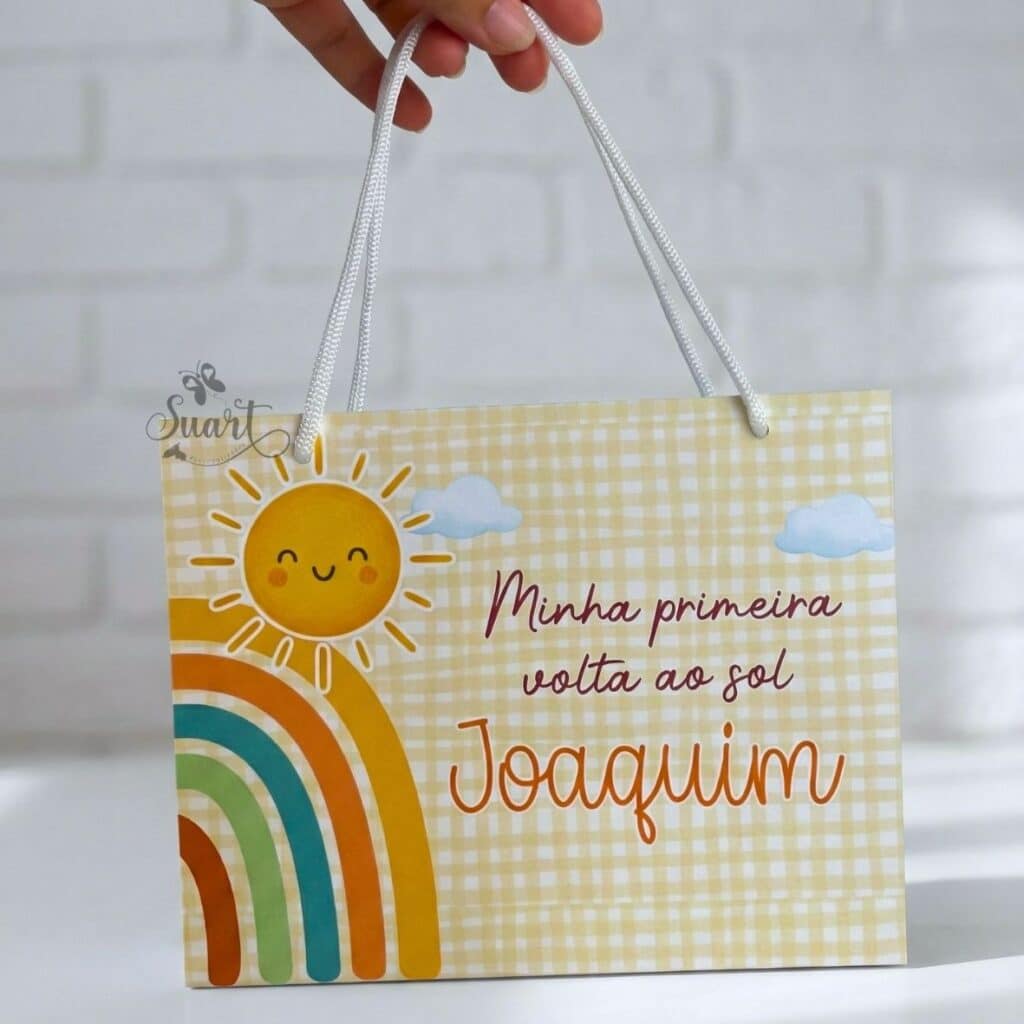 Sacola Minha primeira volta ao sol