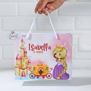 Sacola Princesa Rapunzel Personalizada