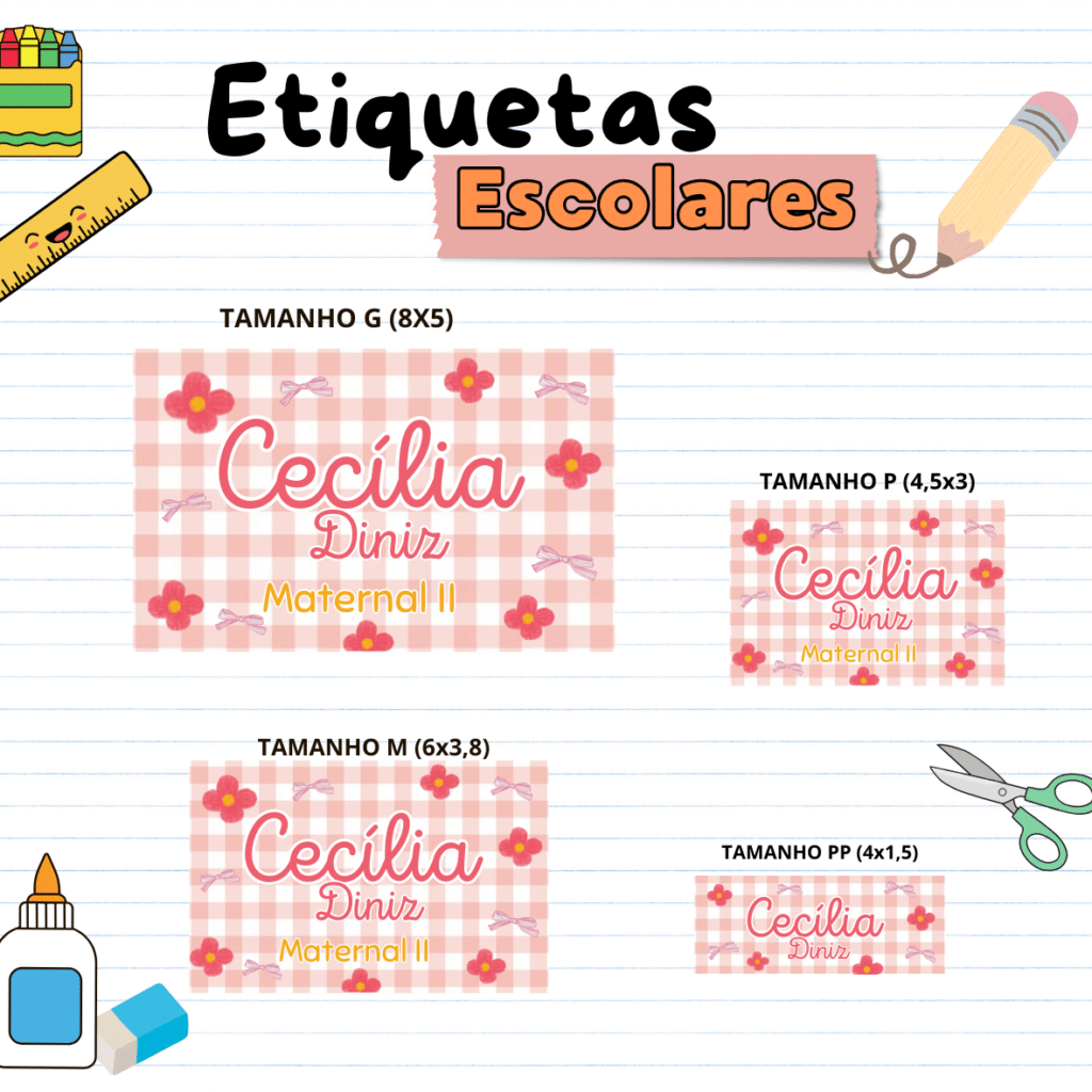 Etiquetas Escolares