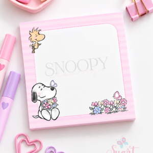 Bloco de notas Snoopy Bloquinho 9×9 cm