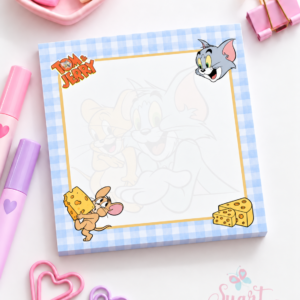 Bloco de notas Tom e Jerry Bloquinho 9×9 cm